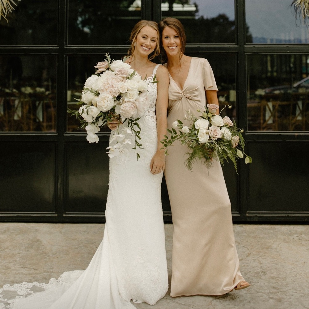 Show Me Your Mumu Champagne Rome Twist Gown
